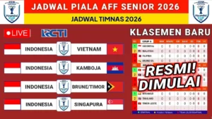 Jadwal Indonesia vs Vietnam di Piala AFF 2026